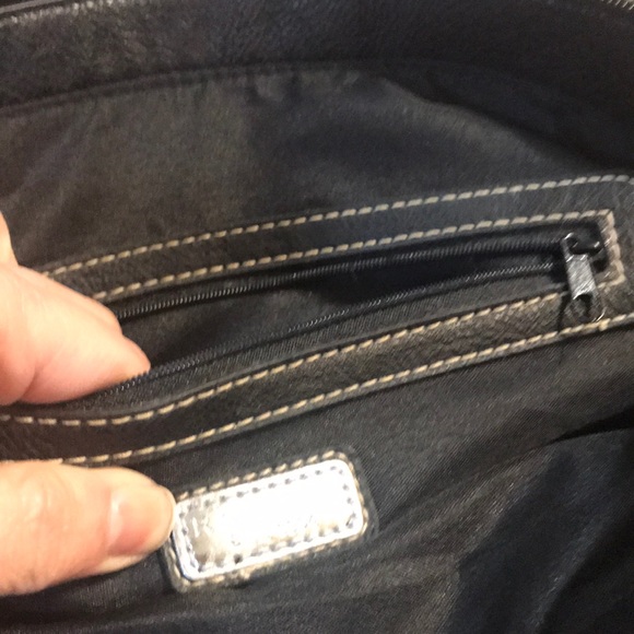 Rosette tweed shoulder bag - Picture 5 of 8